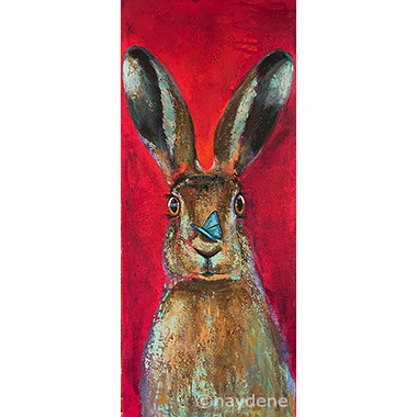 painting of rabbit