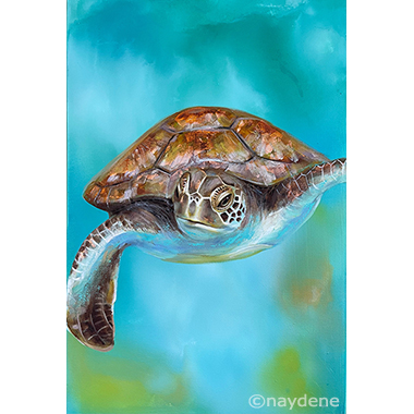 painting of turtle